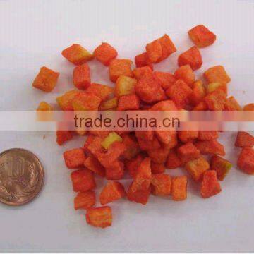 VF carrot dices (vegetable snack)