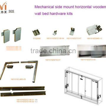 Horizontal Wooden Murphy Wall Bed Mechanism Hardware Kits