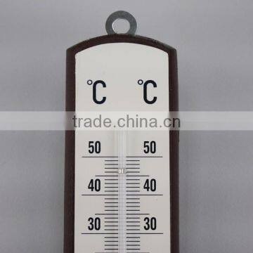 Mahogany Practical Wood Thermometer photo-3