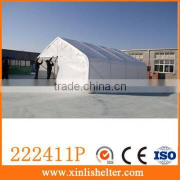 Portable Steel Frame PE Fabric Two-Car Garage