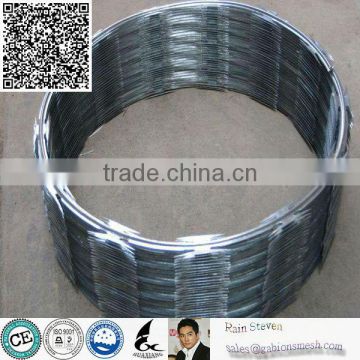 Galvanized Razor Barbed Wire/Huaxiang/Biggest Factory