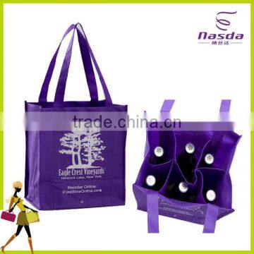 nonwoven wine bag 6 pack bottle bag