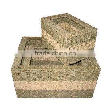 High used value bamboo-rattan basket from Vietnam