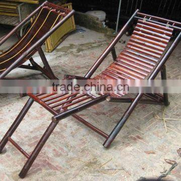 High quality brown bamboo beach chair from Vietnam