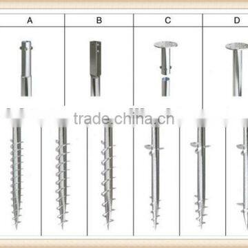 metal ground screw anchor