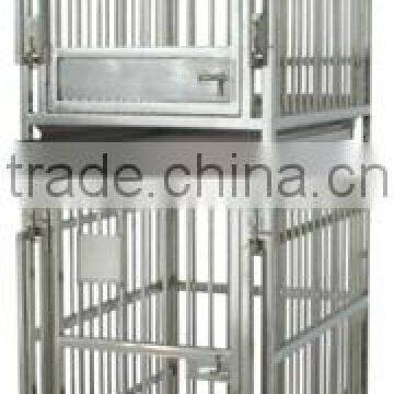 stainless steel dog cage(double layers)