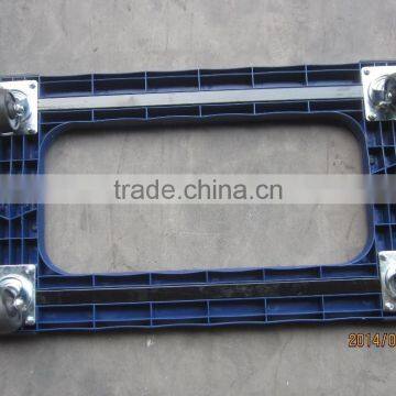 Four-wheel Moving Pallet Dolly With Rubber Carpet photo-3