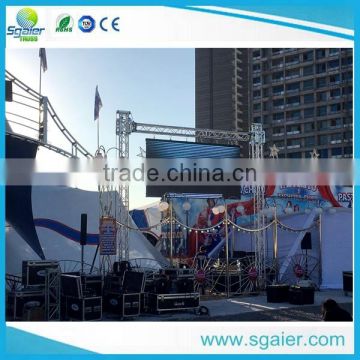 Sgaier customized 2 legs big stage truss LED screen Display truss