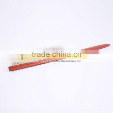 Beekeeping Tools 2 Raws Bamboo Handle Bee Brush For Beekeeper