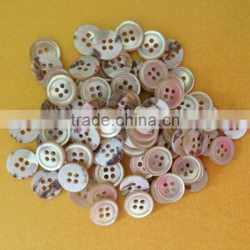 trocas shell buttons round with two holes