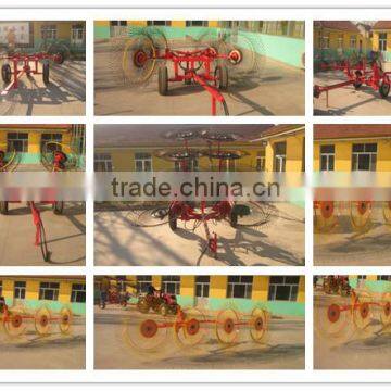 hot sale!!mini hayrake farm alfafa collection machine with CE approval made in China with lowest price