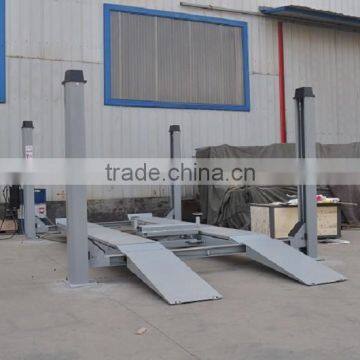 CE Approved Four Post Car Alignment Lift 4T Load photo-5