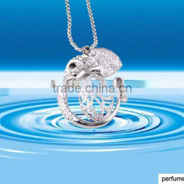 Elephant Shape Jewelry Pendant Glass Perfume bottle jewelry