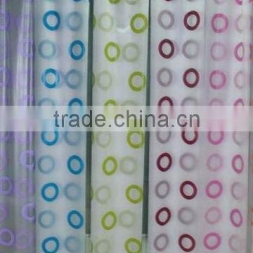 colorful pvc shower curtain film, high quality printed pvc film