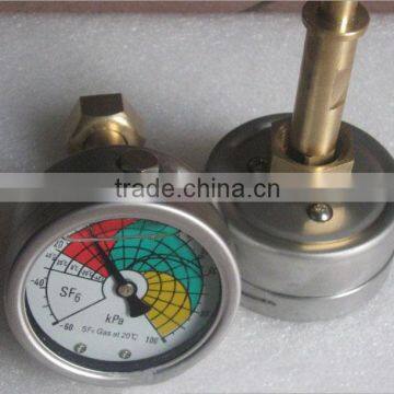 supplier SF6 Gas Density Indicator with Indication air pressure gauge