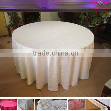 Damask linen table cloth