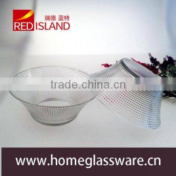 Wholesale 2016 Hotsale Salad Glass Bowl, Hight White Matrix Type Glass Bowl photo-3