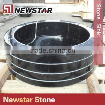 Newstar Polished Black Stone Sink photo-4