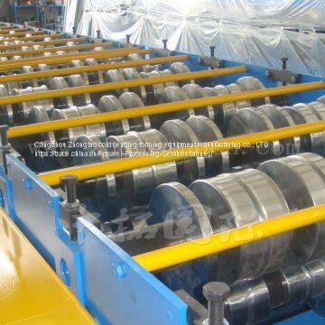 Metal Floor Deck Sheet Roll Forming Machine photo-2