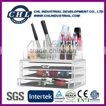 Acrylic Cosmetic Storage Display Boxes, Wholesales Cosmetic Organizer With Drawers,hot Sales Acrylic Makeup Organizer photo-4