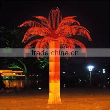 J080406China Supplier Decorative Artificial Light Tree Outdoor Lighted Coconut Palm Trees photo-4