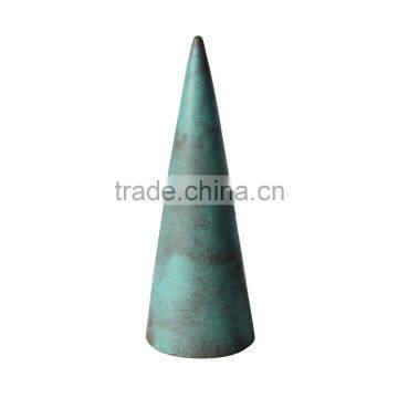Concrete New Material Indoor Christmas Home Decoration Cone Shape Figurine Crafts photo-3