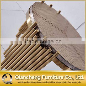 Middle East Golden Round Side Table Sofa Corner Table photo-3