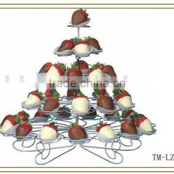 Iron wire display cake stand