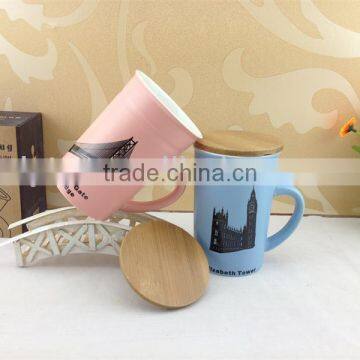 Ceramic Mug With Color Glaze and Decal Printing