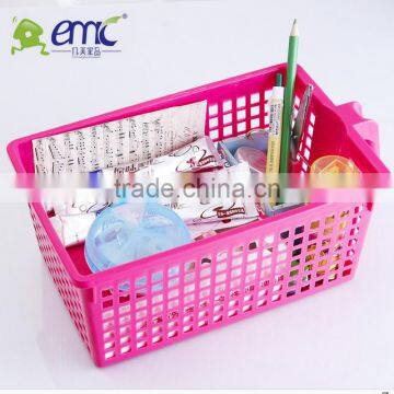 Bathroom With Handle Plastic Storage Basket photo-2