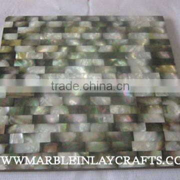 Mother Of Pearl Grey Table Top