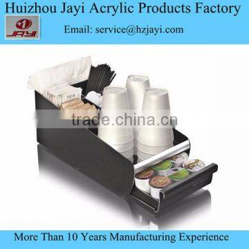 Restaurant or Coffee Bar Decorative Acrylic Napkin Holder With Salt and Pepper Shaker photo-3