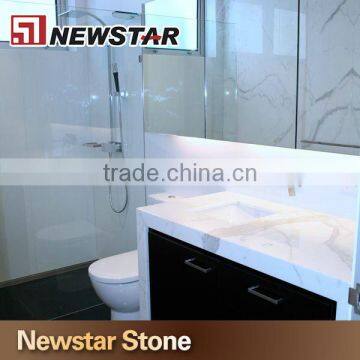 Newstar Modern Style Hotel Vanity Top Apron Marble Vanity Tops Vanity Top With Integral Bowl