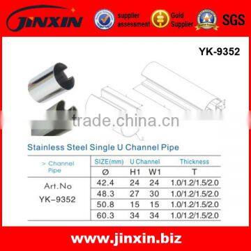 High Quality 304/316 Stainless Steel Round Handrail Pipe Slot Pipe/tube photo-2