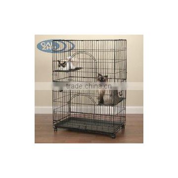 plastic tray metal wire steel iron pet cage