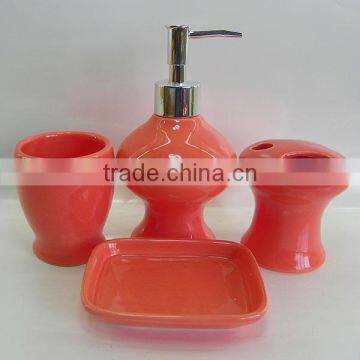 Wholesale Yellow Bathroom Accessories Set photo-4
