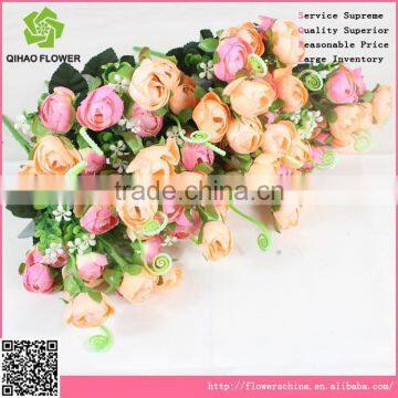 Autumnal Artificial Camellia Bud Flower Decorative Landscaping Flower Bouquet photo-4