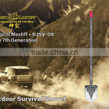 NEW 7 generation Magical Masitff shovel , Aircraft aluminium folding shovel ,Safety & Survival tool for outdoor