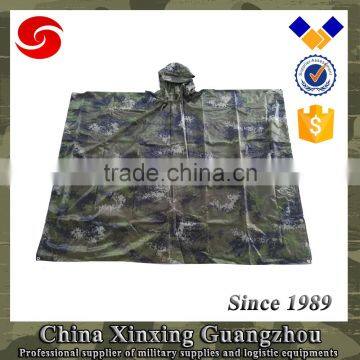 140x105cm Seam heat seal Police Rain Poncho with hood drawstring