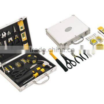 LB-305 126pcs Black and Yellow Handle Hand Tools Set Tool Kit in Aluminium Case photo-1
