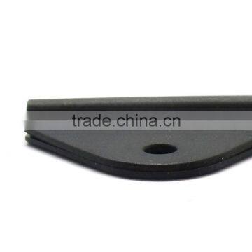 Black Plastic Chafe in 2", Chafe Tab for Bags or Travelware, Nylon Flat Chafe Tab for Bag Accessories photo-5