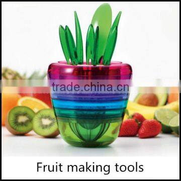 Newest Design 10 In1 Fruit Salad Maker Set,fruit Maker Tools Manufacturer,10PCS Fruit Tools Set Wholesale photo-2