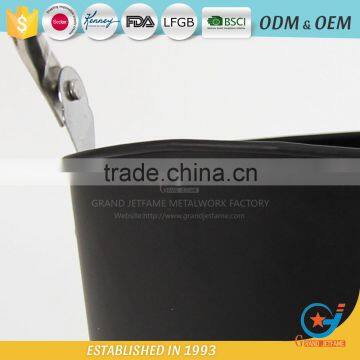 Homeware Powder Coating Black Ash Holder Iron Metal Coal Bucket photo-6