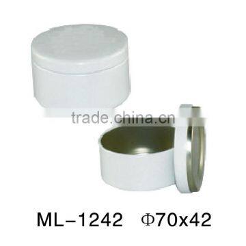 ROUND Candle Box Metal Tin Can photo-2