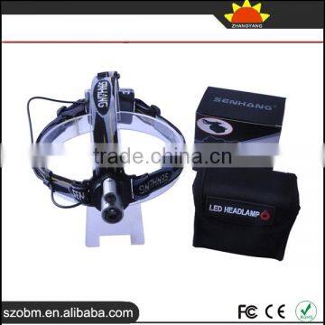 SENHANS SH-6625 Superbright Plastic LED Headlamp, 2*LED 120 Lumens Portable LED Headlamp With Headlight Bag photo-3