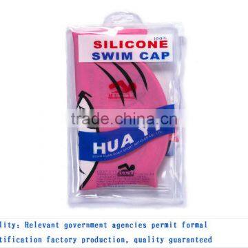 OEM Avilable Carton Fish Design Kids Animals Silicone Swimming Caps photo-2