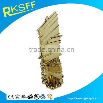 China Zinc Alloy Mascot Crafts Boat for Decoration photo-6