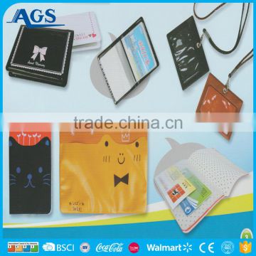 office supply wholesale notebook and card bag with long strip