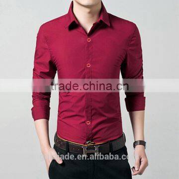 2016 New Design Fashion Long Sleeve Men Shirt /european Men Cotton Blouse photo-2