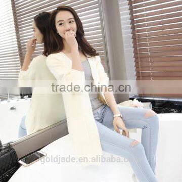 2016 Latest Sweater Designs Knitted Sweater Ladies Cardigan photo-6